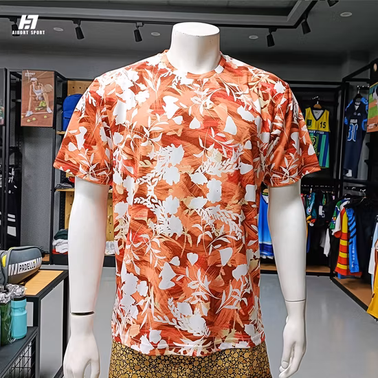 Aibort sublimazione logo personalizzato di prima qualità da uomo stampa di magliette personalizzate con stampa di magliette oversize semplici